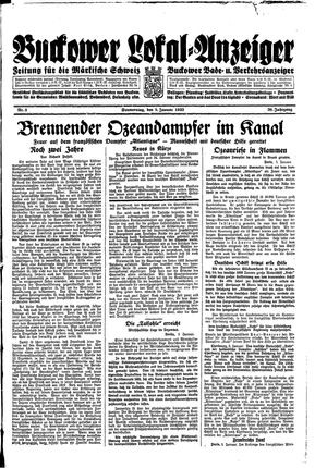 Buckower Lokal-Anzeiger on Jan 5, 1933