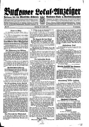 Buckower Lokal-Anzeiger on Jul 2, 1933
