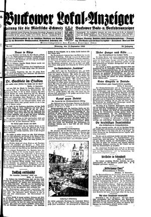 Buckower Lokal-Anzeiger on Sep 12, 1933