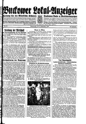 Buckower Lokal-Anzeiger on Sep 21, 1933