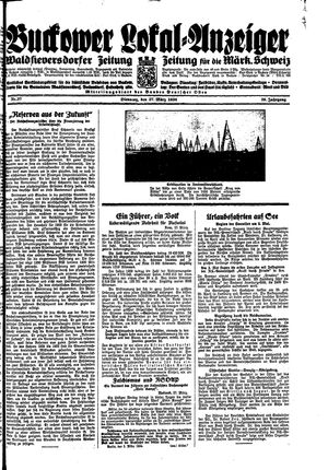 Buckower Lokal-Anzeiger on Mar 27, 1934