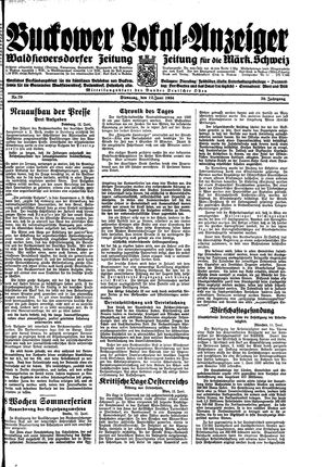 Buckower Lokal-Anzeiger on Jun 12, 1934