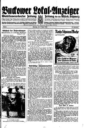 Buckower Lokal-Anzeiger on Jun 17, 1934