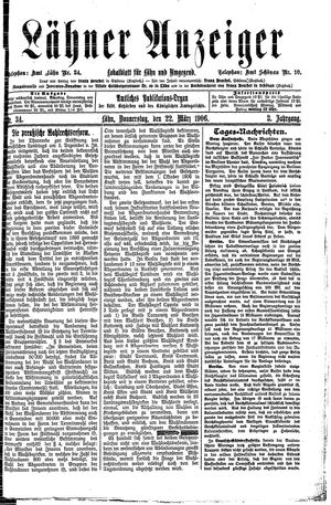 Lähner Anzeiger on Mar 22, 1906