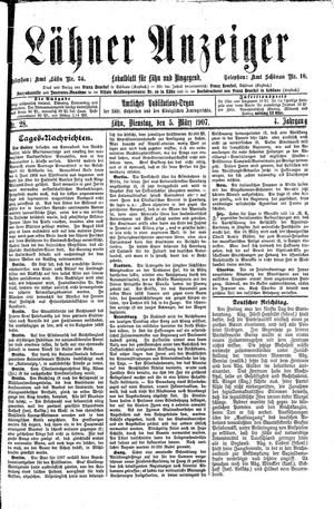 Lähner Anzeiger on Mar 5, 1907