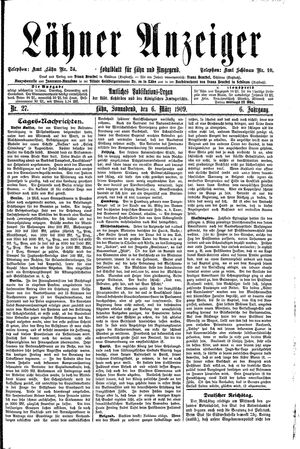 Lähner Anzeiger on Mar 6, 1909