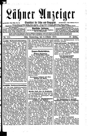 Lähner Anzeiger on Oct 2, 1919