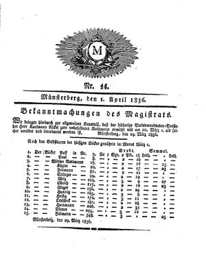 M vom 01.04.1836