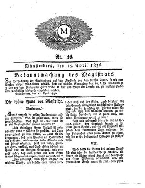 M on Apr 15, 1836