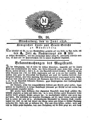M on Jun 10, 1836