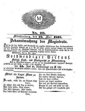 M on May 19, 1837