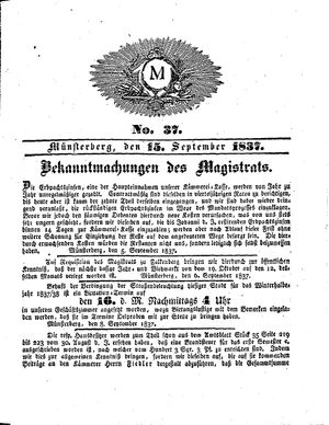 M vom 15.09.1837