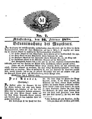 M on Feb 16, 1838