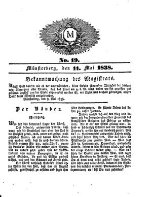 M on May 11, 1838