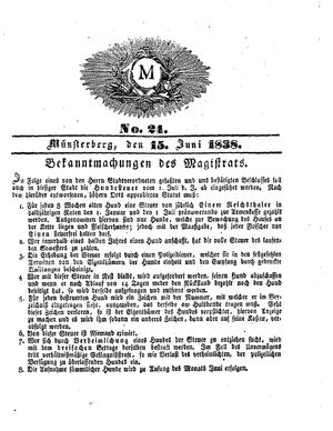 M vom 15.06.1838