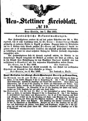 Neustettiner Kreisblatt vom 07.05.1862