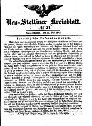 Neustettiner Kreisblatt vom 21.05.1862