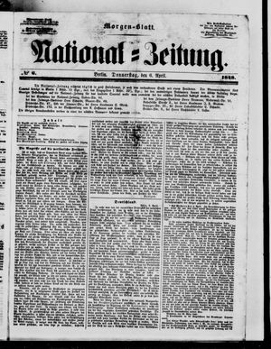 Nationalzeitung vom 06.04.1848