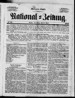 National-Zeitung vom 18.04.1848