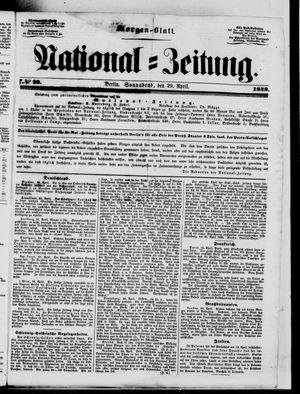 National-Zeitung vom 29.04.1848