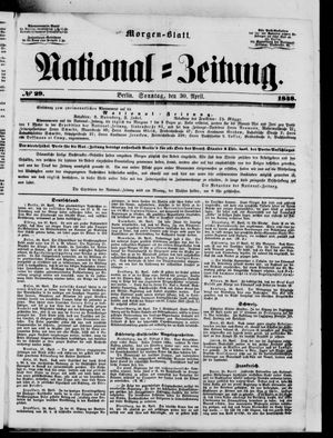 National-Zeitung vom 30.04.1848