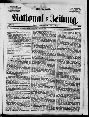 National-Zeitung vom 06.05.1848