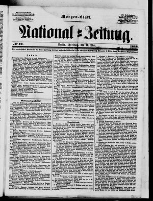 Nationalzeitung vom 12.05.1848