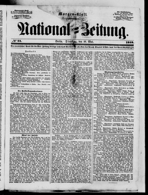 Nationalzeitung vom 16.05.1848