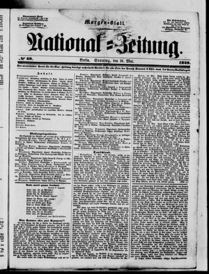 Nationalzeitung vom 21.05.1848