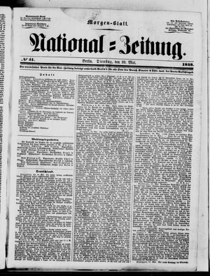 National-Zeitung vom 23.05.1848