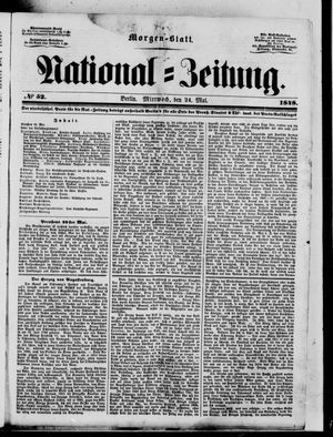 Nationalzeitung vom 24.05.1848