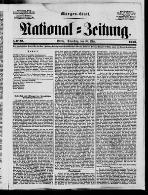 Nationalzeitung on May 30, 1848