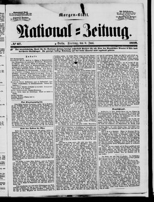 National-Zeitung vom 09.06.1848