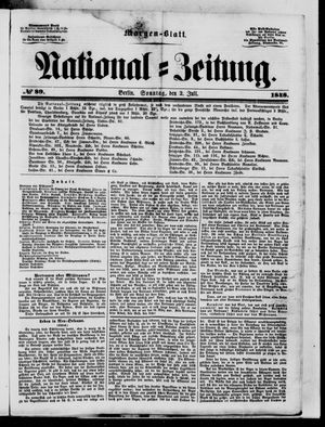 National-Zeitung vom 02.07.1848