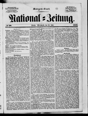 Nationalzeitung vom 12.07.1848