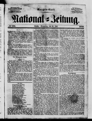 Nationalzeitung vom 16.07.1848