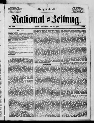 Nationalzeitung vom 19.07.1848