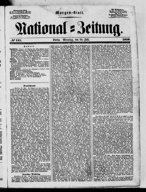 Nationalzeitung on Jul 24, 1848