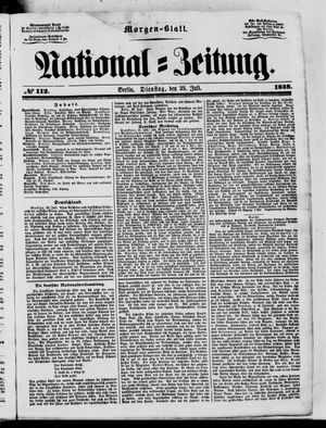Nationalzeitung vom 25.07.1848