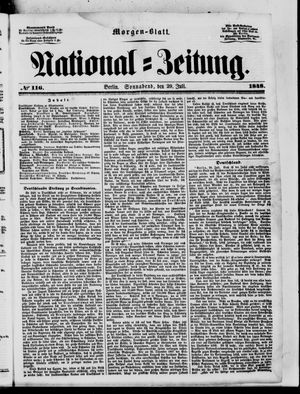 Nationalzeitung on Jul 29, 1848