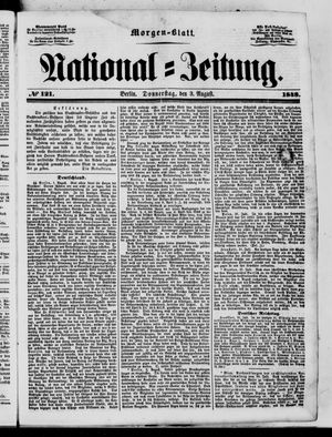 Nationalzeitung vom 03.08.1848