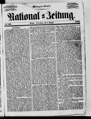 Nationalzeitung vom 08.08.1848