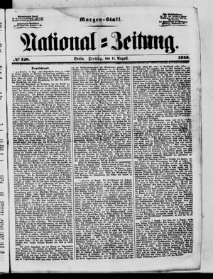 Nationalzeitung on Aug 11, 1848