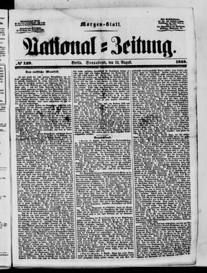 Nationalzeitung vom 12.08.1848
