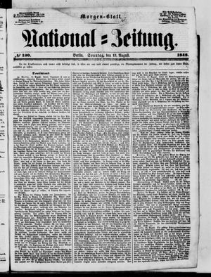 Nationalzeitung vom 13.08.1848
