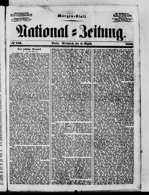 Nationalzeitung vom 16.08.1848
