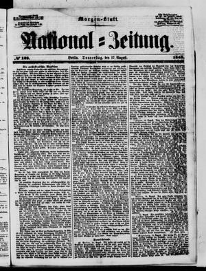 Nationalzeitung on Aug 17, 1848