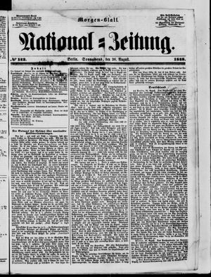 Nationalzeitung vom 26.08.1848