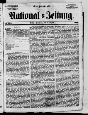 Nationalzeitung vom 30.08.1848