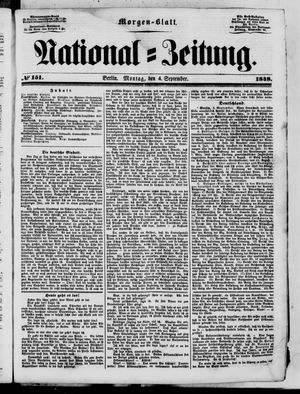 Nationalzeitung on Sep 4, 1848